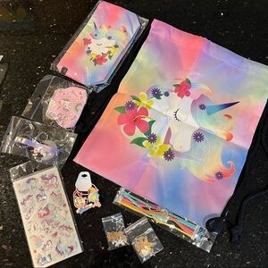 RAINBOW unicorn 9pc gift set